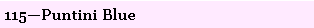 Text Box: 115�Puntini Blue