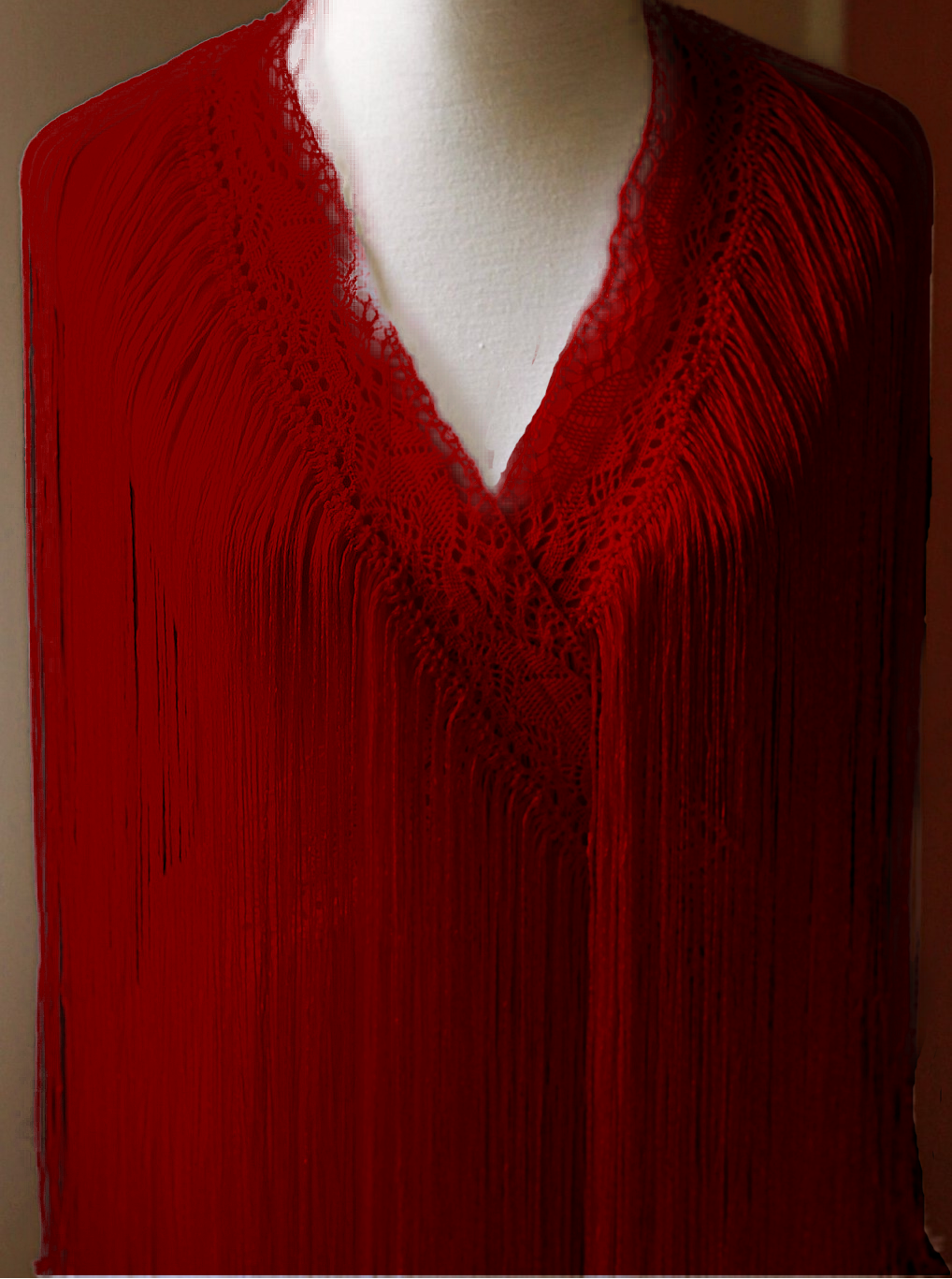 TI Red  Fringe Tassle