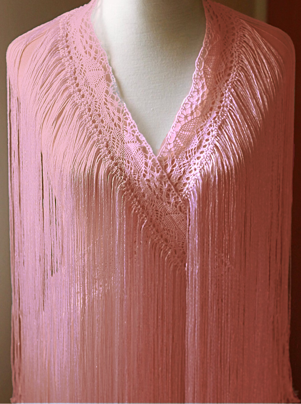 TII Salmon  Fringe Tassle