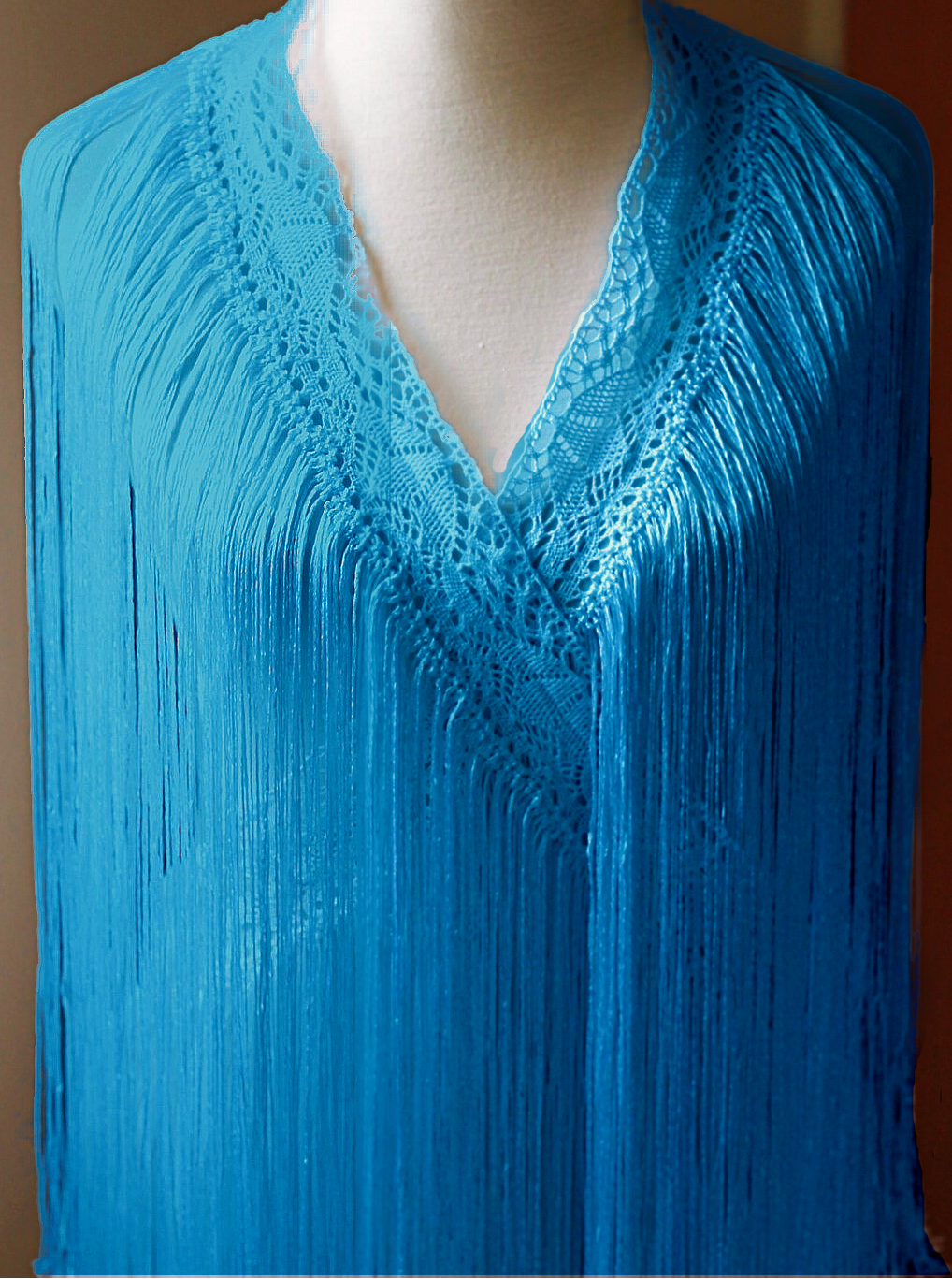 TIII Turqouise Fringe Tassle