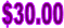 $30.00