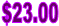 $23.00