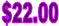 $22.00